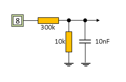 Equivalent circuit for inputs